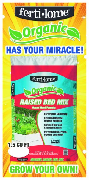 Fertilome Organic Raised bed Mix - SIGN
